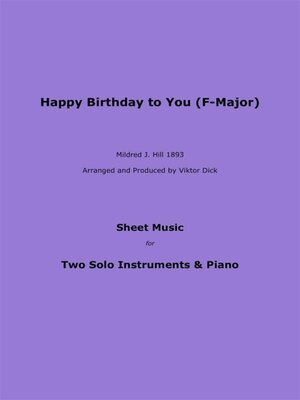 cover image of Happy Birthday to You (F-Major)